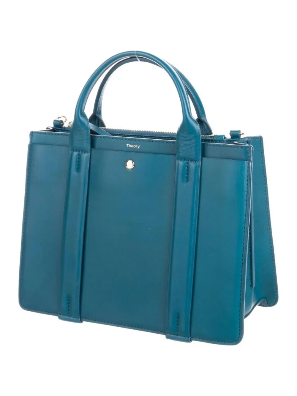 Theory Mini West Satchel Leather Purse